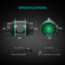 Mars Hydro 150mm 600m3/h / su greičio reguliatoriumi