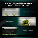 Mars Hydro VG80 80W LED T5 auginimo lempos skirtos vegetacijos ir daigų etapams