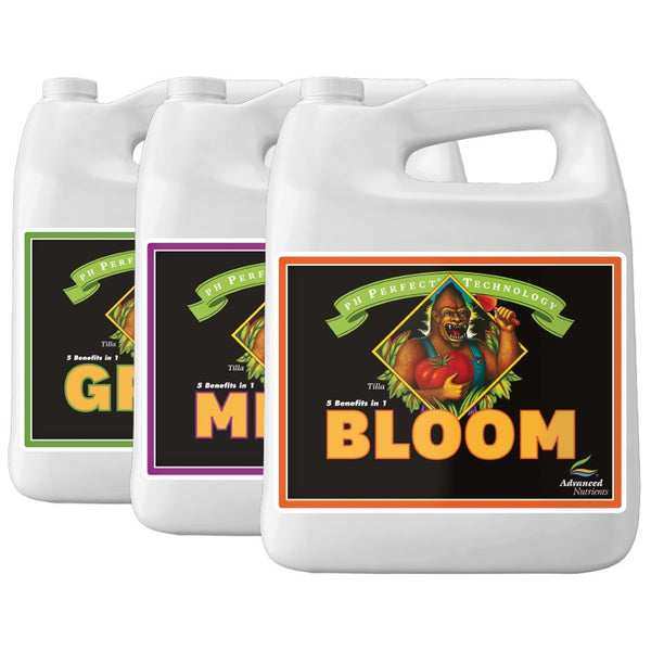 Advanced Nutrients pH Perfect Grow Micro Bloom Set 3x500ml, 3x1L, 3x4L, 3x10L