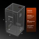 Spider Farmer SE3000 300 W LED + 90x90x180 cm auginimo tentas + vėdinimo sistema + GGS valdiklis / auginimo rinkinys