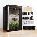 Spider Farmer SF4000 450 W LED + 120x120x200 cm auginimo tentas + vėdinimo sistema + GGS valdiklis / auginimo rinkinys