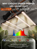 Spider Farmer G3000 300 W LED + 90x90x180 cm auginimo tentas + vėdinimo sistema + greičio reguliatorius / auginimo rinkinys