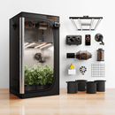 Spider Farmer G3000 300 W LED + 90x90x180 cm auginimo tentas + vėdinimo sistema + GGS valdiklis / auginimo rinkinys