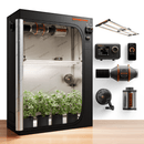 Spider Farmer SE4500 320 W LED + 70x140x200 cm auginimo tentas + vėdinimo sistema + GGS valdiklis + prisegamas ventiliatorius / auginimo rinkinys