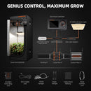 Spider Farmer SF1000D LED + 60x60x140 cm auginimo tentas + vėdinimo sistema + GGS valdiklis / auginimo rinkinys