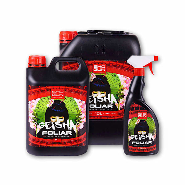 Shogun Fertilisers Geisha Foliar 750ml, 5L, 10L