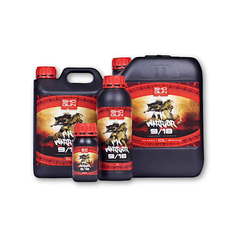 Shogun Fertilisers PK Warrior 9/18 1L, 5L, 10L