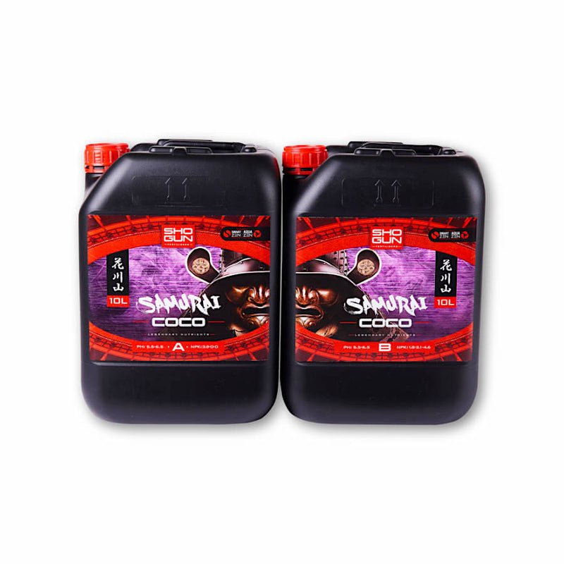 Shogun Fertilisers Samurai Coco 2x1L, 2x5L, 2x10L (A&B)