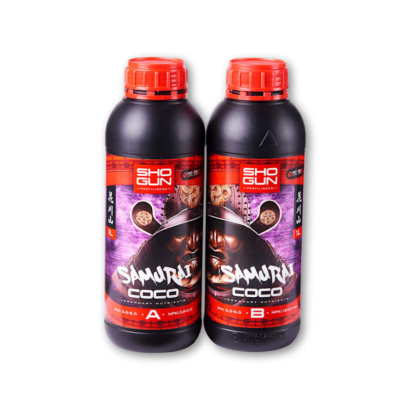 Shogun Fertilisers Samurai Coco 2x1L, 2x5L, 2x10L (A&B)