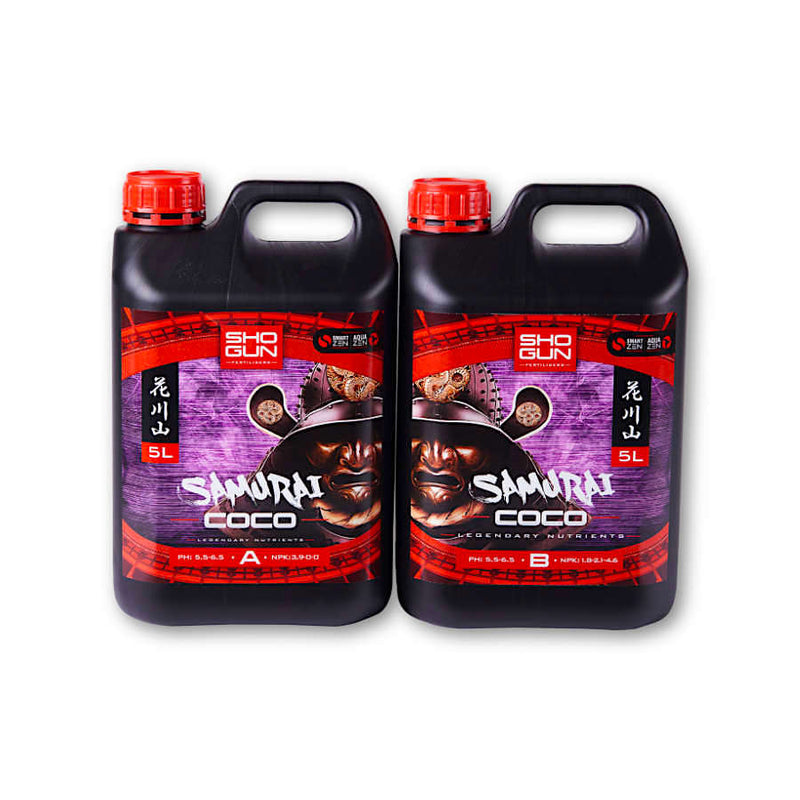 Shogun Fertilisers Samurai Coco 2x1L, 2x5L, 2x10L (A&B)