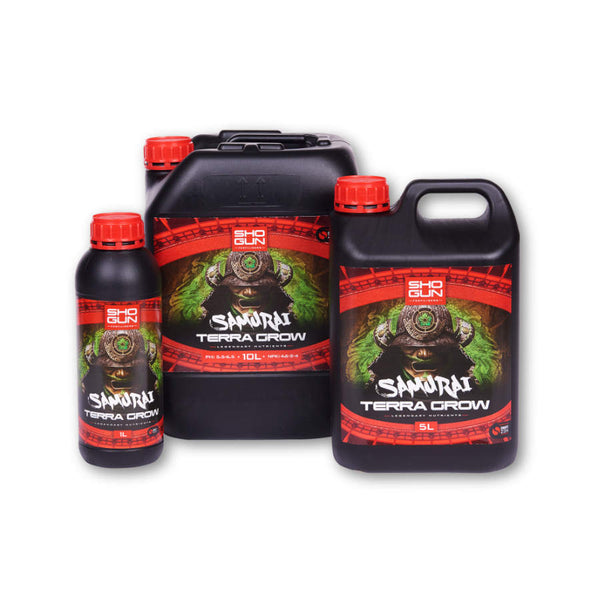 Shogun Fertilisers Samurai Terra Grow 1L, 5L, 10L