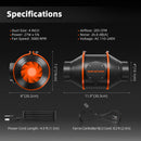 Spider Farmer SE3000 300 W LED + 90x90x180 cm auginimo tentas + vėdinimo sistema + GGS valdiklis / auginimo rinkinys