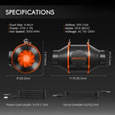 Spider Farmer SF1000D LED + 60x60x140 cm auginimo tentas + vėdinimo sistema + GGS valdiklis / auginimo rinkinys