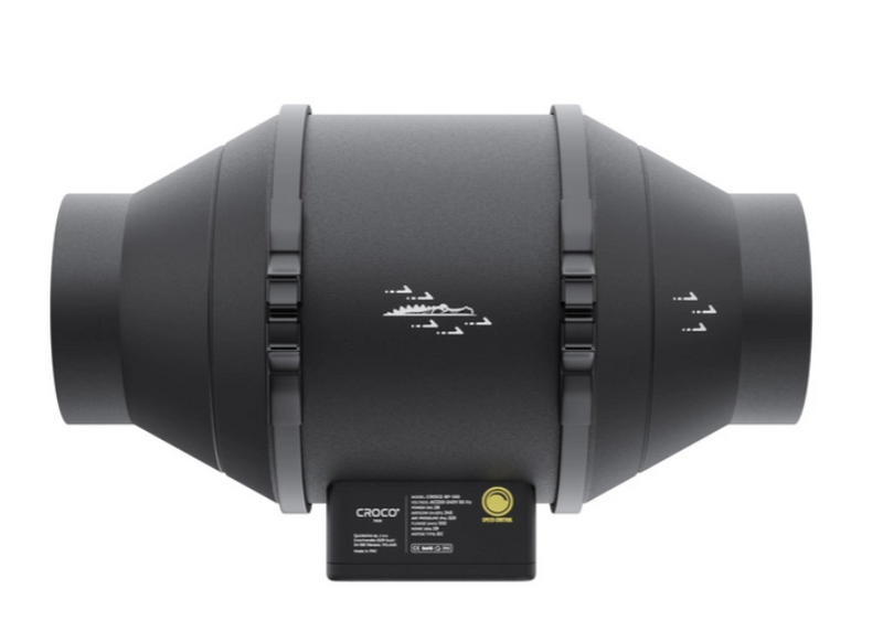 Croco BF-125 125mm 485m³/h / su greičio reguliatoriumi
