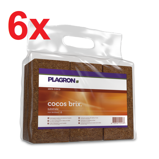 Plagron Cocos Brix 7L (6 vnt. pakuotė)