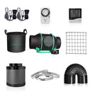 Mars Hydro 100mm 350m3/h ventiliatorius + filtras + priedai / su vent. greičio reguliatoriumi