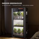 Spider Farmer 120 W LED + 70x35x150 cm 4 aukštų lentyna su tentu / daiginimo ir auginimo rinkinys