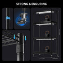 Spider Farmer 120 W LED + 70x35x150 cm 4 aukštų lentyna su tentu / daiginimo ir auginimo rinkinys