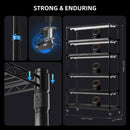 Spider Farmer 220 W LED + 110x40x180 cm 6 aukštų lentyna su tentu + 4 daiginimo padėklai / daiginimo ir auginimo rinkinys