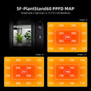 Spider Farmer 60 W LED + 40x30x120 cm 4 lygių lentyna su tentu + 4 daiginimo padėklai / daiginimo rinkinys