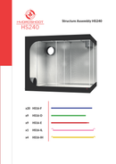 Secret Jardin Hydro Shoot 240x240x200cm / auginimo tentas