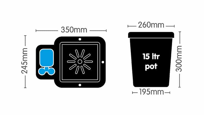 Papildoma sistema AutoPot 1x15L / AP200/SQ