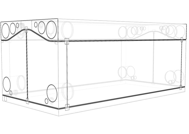 Secret Jardin Dark Room DR480W 480x240x200cm / profesionalus auginimo tentas