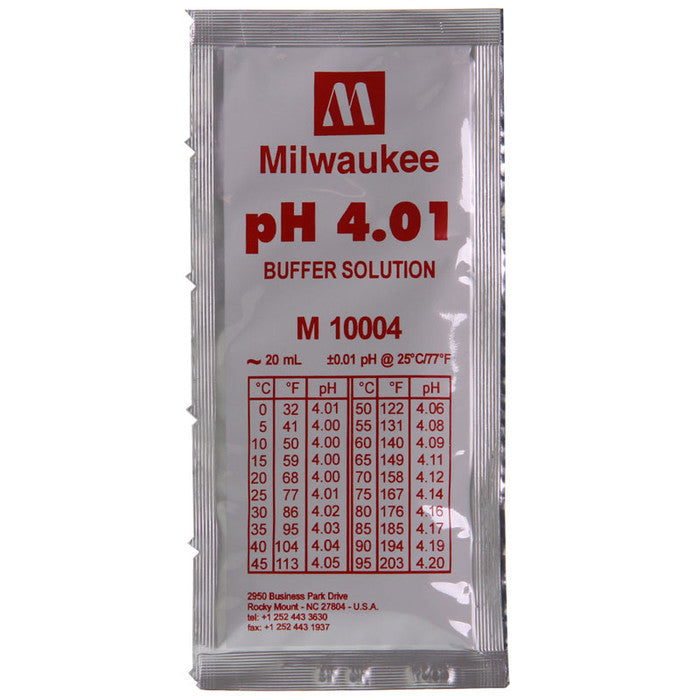 pH 4.01 Milwaukee 20ml / ph matuoklių kalibravimui