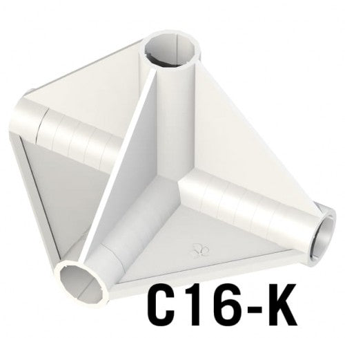 C16-K cross 4x16mm / kryžminė polių jungtis