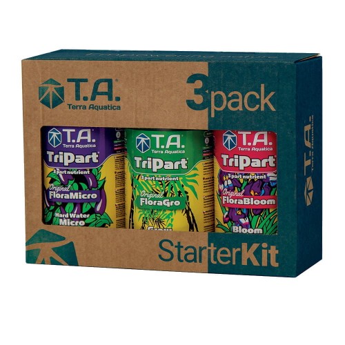 GHE 3Pack StarterKit Tri Part SW / Fertilizer Kit
